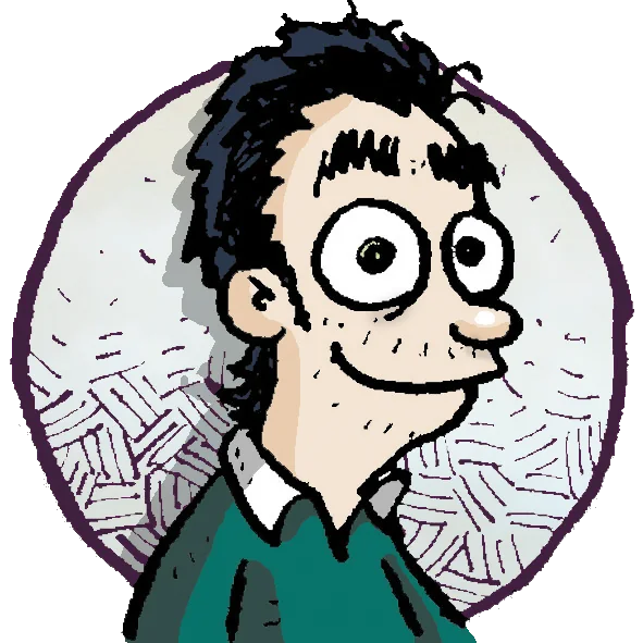 Autocaricatura de Corne